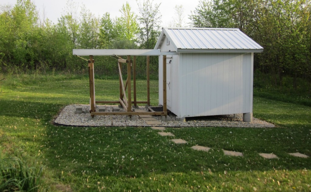 Observatory with roof closed