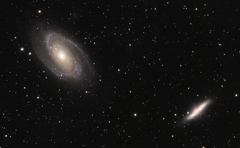 Messier 81 (Bode's Galaxy) & Messier 82 (Cigar Galaxy)