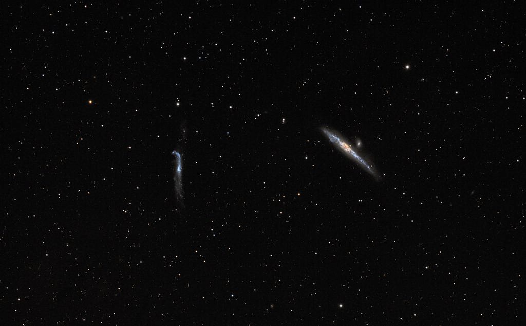 NGC 4656 (Hockey Stick Galaxy) & NGC 4631 (Whale Galaxy)